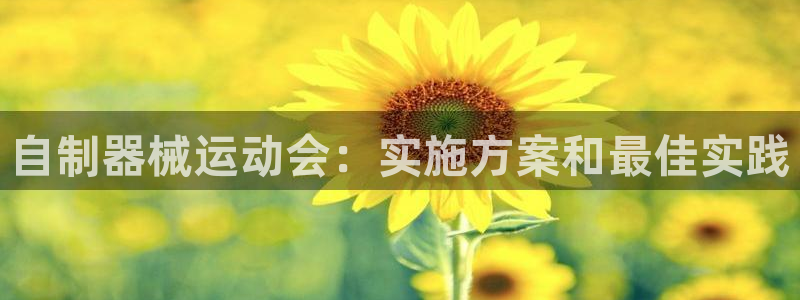 尊龙凯时旗舰厅百家乐下载：自制器械运动会：实施方案和