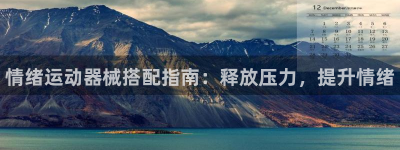尊龙凯时赢不了：情绪运动器械搭配指南：释放压力，提升