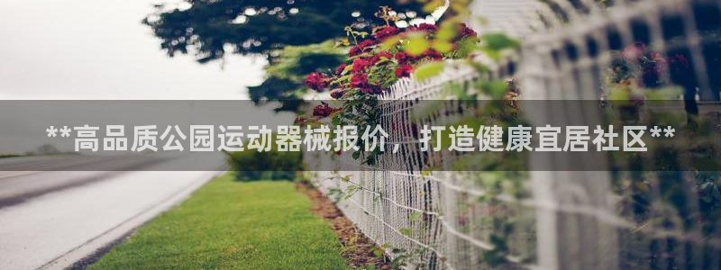 尊龙最经典的三个角色：**高品质公园运动器械报价，打