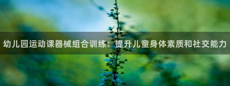 尊龙体育游戏平台：幼儿园运动课器械组合训练：提升儿童