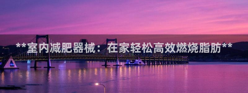 尊龙凯时人生就是搏平台：**室内减肥器械：在家轻松高