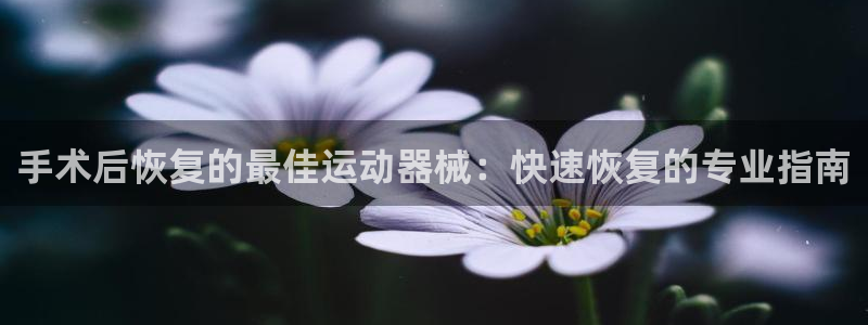 尊龙凯时人生就是搏 品牌专区：手术后恢复的最佳运动器