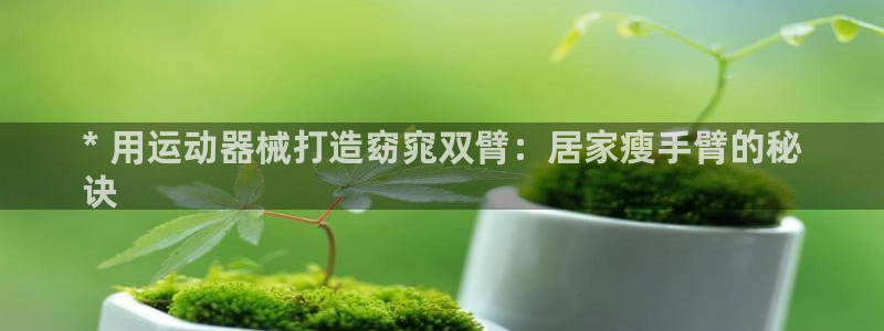 尊龙百度贴吧：* 用运动器械打造窈窕双臂：居家瘦手臂