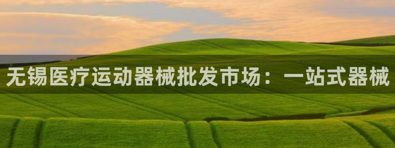 尊龙凯时平台信誉怎样：无锡医疗运动器械批发市场：一站式器械