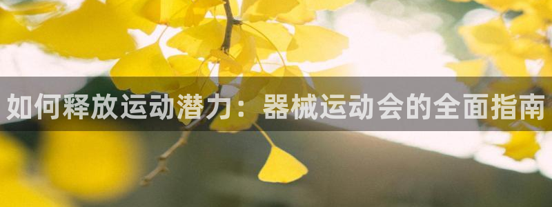 尊龙2020：如何释放运动潜力：器械运动会的全面指南