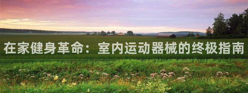 尊龙凯时防屏蔽网址：在家健身革命：室内运动器械的终极指南